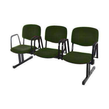 Imagem de Cadeira em longarina para Igrejas e Auditórios Linha Hotel Verde