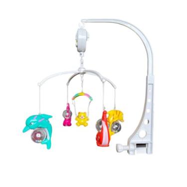 Imagem de Móbile Infantil Musical Giratório Com Som A corda Golfinho - SACKS