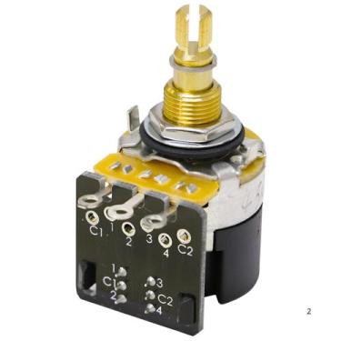 Imagem de Potenciômetro Push Pull Regular Split Shaft Para Humbucker - CTS