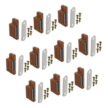 Imagem de 10 Trinco Porta De Armario Fecho Trava Magnetica Ima M Marro