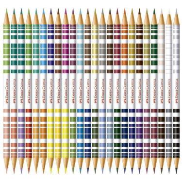 Imagem de Ecolápis De Cor Faber Castell Bicolor 48 Cores