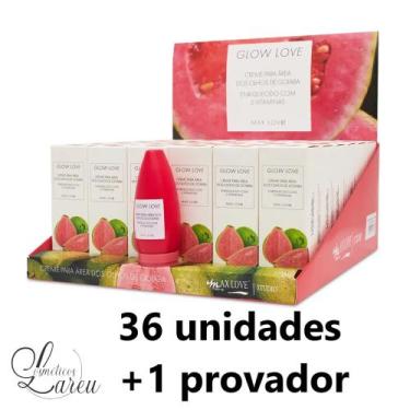 Imagem de -Display Creme Glow Area Olhos Goiaba Kc (36 un.) - Max Love