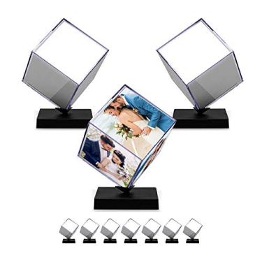 Imagem de Foto Cubo Giratório Mini de Acrílico com 10 Unidades