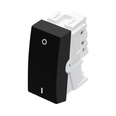 Imagem de MÓDULO INTERRUPTOR BIPOLAR PARALELO HABITAT BLACK - FAME