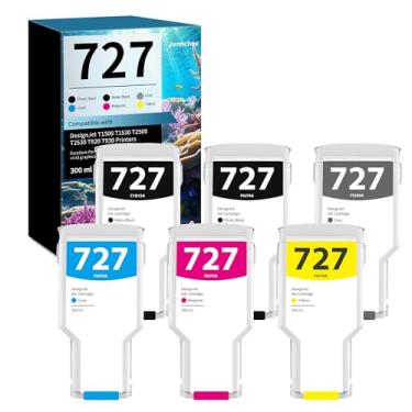 Imagem de Junnchee Cartuchos de tinta DesignJet 727 de substituição para impressora DesignJet T1530 T2500 T920 T930 T1500