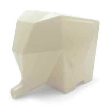 Imagem de Porta Talheres Escorredor Elefante Vaso Porta Trecos Creme