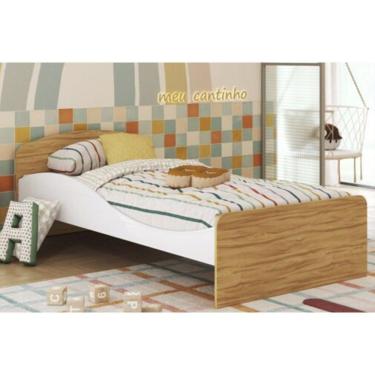 Imagem de Mini Cama Infantil Lua Branco-amendoa - Peroba