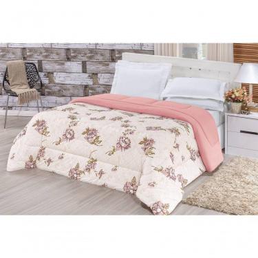 Imagem de Edredom Dupla Face Queen Quality 01 Peça - Rosê.