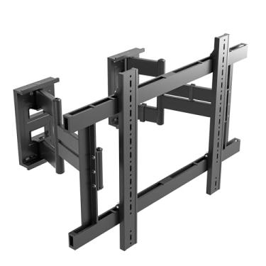 Imagem de GUZHIKU Suporte de parede para TV 85 86 90 98 100 105 110 115 116 304.8 cm, suporte de TV de canto de movimento completo para TVs de tela LCD/LED/OLED de 55-120 polegadas comporta até 135 kg, VESA