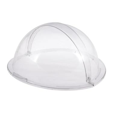 Imagem de FytStycale Tampa de bolo transparente capa de alimento cúpula capa portátil de decoração à prova de poeira redonda para férias de casamento em casa, Sem Cesta