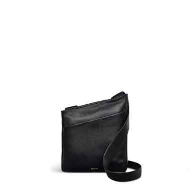 Imagem de RADLEY Bolsa tiracolo feminina London Alpha Road de couro médio com zíper, Preto