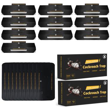 Imagem de Armadilha de barata forte e pegajosa, armadilhas de cola não tóxicas e inodoras para casa, cozinha e banheiro (20)