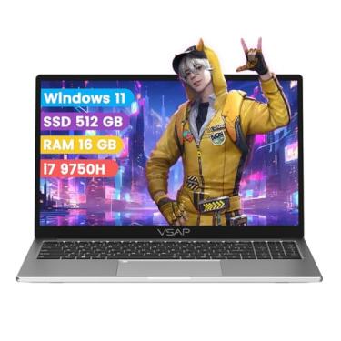 Imagem de Notebook intel i7 9750H 16GB RAM 512GB SSD Win 11 15.6in
