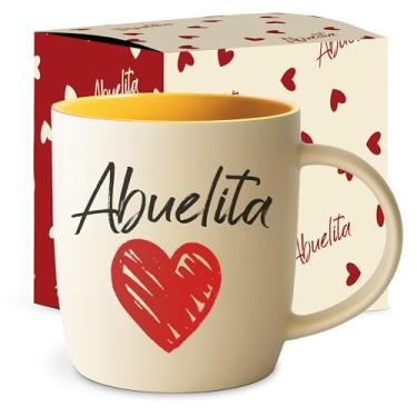 Imagem de Triple Gifffted Caneca de café Abuelita em espanhol, presente Latino Best Grandma in The World, La Mejor Abuela, Regalo Dia de las Madres, Dia das Mães, Navidad, aniversário e Natal Taza Abuelos, V2