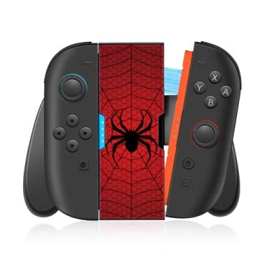 Imagem de Gurgitat Joy-Con Grip for Nintendo Switch 2 - Joy-Con 2 Ergonomic Controller Handheld Comfort Grip Cute Cartoon Anime Design for Women Men Boys Girls Teens, Red Spdr