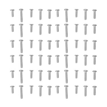 Imagem de Kit de parafusos RC SIWOTED Parafuso escareado meio redondo de aço inoxidável para carro RC TT0 02 1/10