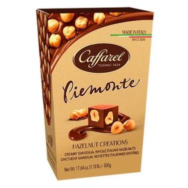 Imagem de Chocolate importado caffarel premium piemonte milk 500g  avelãs inteir