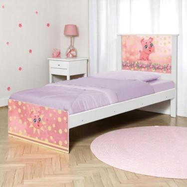 Imagem de Cama Juvenil Zap Com Cabeceira Barcelona Pig