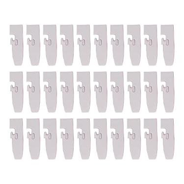 Imagem de Pele do calcador de plástico 30pcs Super Viscosidade Fácil instalação Adesivo do calcador para máquina de costura overlock industrial Uso doméstico Material plástico durável