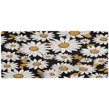 Imagem de Wassud Magritte (3) mouse pad para jogos com base de borracha antiderrapante, mouse pad longo para teclado de computador com borda costurada, impermeável grande tapete de mesa para escritório, casa