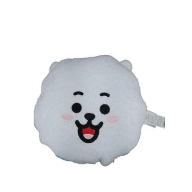 Imagem de Manta Almofada Infantil BT21 Branca com Personagens - MINISO