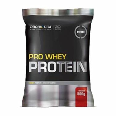 Imagem de Pro Whey Protein (500G) - Sabor Morango, Probiótica