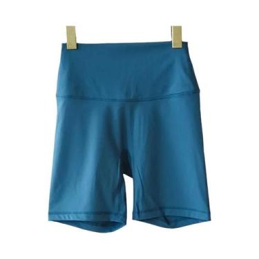 Imagem de Shorts De Yoga Femininos De Cintura Alta, Ajuste Slim, Levanta O Bumbu