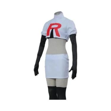 Imagem de Fantasia Completa Realista De Cosplay De Anime Team Raket Jessie E Jam