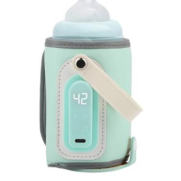 Imagem de Aquecedor De Mamadeira Para Viagem,Manga de Aquecimento Alimentada por USB | Aquecedor Portátil Para Leite Materno | Para Bebés Crianças Meninas Alimentação Passeios Creche Casa