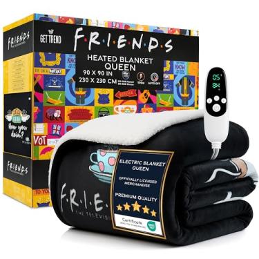 Imagem de Get Trend Cobertor elétrico Friends (Black Friends, Queen US)