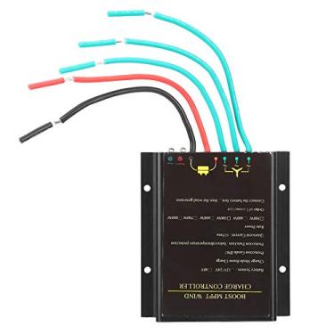 Imagem de YOUTHINK Controlador de Carga de Turbina Eólica MPPT 48V 800W, Controladores de Energia IP67 à Prova d'água Regulador de Carga de Liga de Alumínio para de Gerador Eólico, Compatível Com ácido/gel