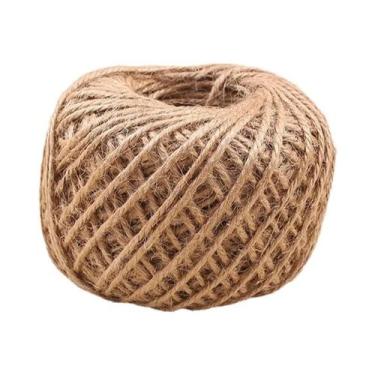 Imagem de Corda De Juta Natural 1-14mm Vintage Para Artesanato Embalagem De Pres