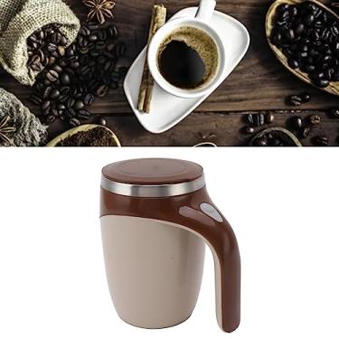 Imagem de Caneca de Café com Mistura Magnética Automática Bateria Auto Misturadora Elétrica Forro Aço Inoxidável Fácil Operar Carregamento USB Aplicações Versát