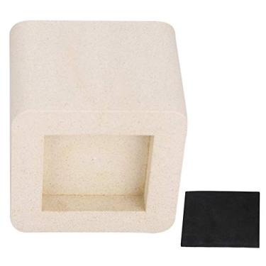 Imagem de Mingzhe Elevadores de Pernas para Móveis Domésticos de Plástico Simulado Cerâmica para Mesa Mesa Sofá Guarda-roupa Preto Bege Conjunto 4 Opções Armazenamento Alto