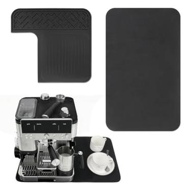 Imagem de Funria Tapete superior para máquina de café expresso Ninja Luxe ES601 impermeável resistente ao calor, tapete de café para bancadas, acessórios para máquina de café, tapete de secagem, acessórios para