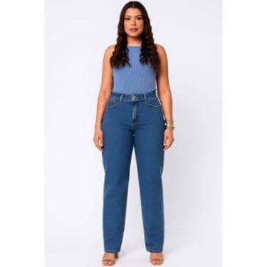 Imagem de Calça Jeans D Bell Outlet Fashion Wide Lag-Feminino