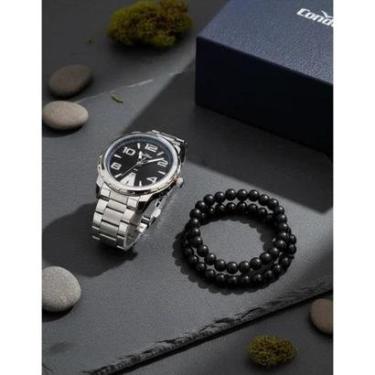 Imagem de Relogio masculino prata fundo azul speed 48mm  Condor original CO2115MYK/K4A-Masculino