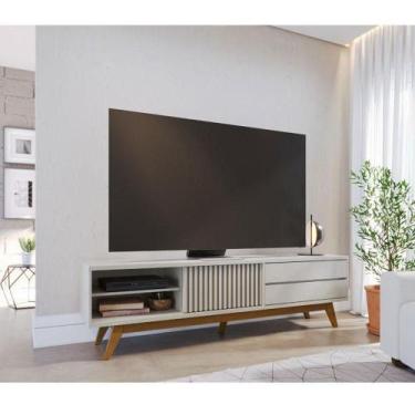 Imagem de Rack Bancada Ambiente Veneza Off White Matte  Colibri - COLIBRI MÓVEIS