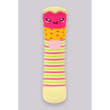 Imagem de Meia Cano Médio Lupo 02640-033 Kids Estampada 3D Algodão T. 24/29 30/3