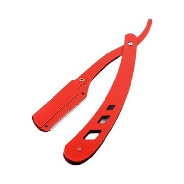 Imagem de Navalha Antiga Preta Para Barbeiro, Sem Lâmina, Ferramenta De Remoção 