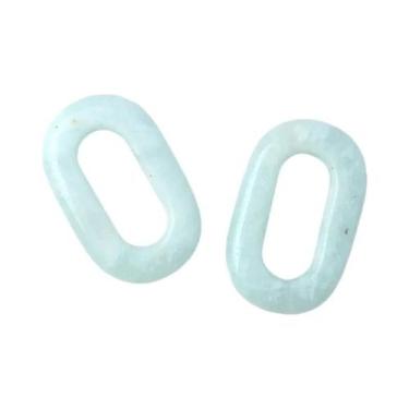 Imagem de Pingentes De Pedra Natural Lápis Lazúli Turquesa 2 Peças Para Fabricaç