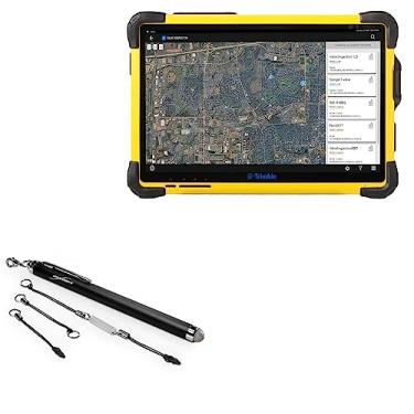 Imagem de Caneta Stylus Trimble T10, BoxWave [Caneta capacitiva EverTouch] ponta de fibra capacitiva para Trimble T10 - Preto Jet