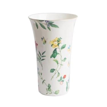 Imagem de KEG801302 Vasos para flores retrô vaso de cerâmica pastoral flores secas arranjo de flores modernas sala de jantar sala de estar decoração de casa ornamentos vaso decorativo para casa