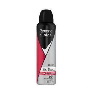 Imagem de Desodorante Masculino Rexona Men Clinical Sport Aerosol 150ml, 150ml