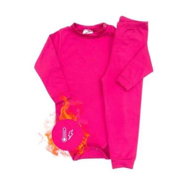 Imagem de Conjunto Infantil Térmico Segunda Pele Peluciado Body Calça - Pettenat
