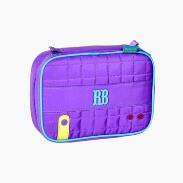 Imagem de Estojo 36 Pens Crinkle com Matelassê Rebecca bonbon cor:ROXO RB26240 -