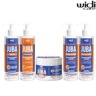 Imagem de Kit Widi Care Blindando a Juba Completo – Shampoo, Condicionador, Máscara, Pudding Ativador e Creme para Pentear