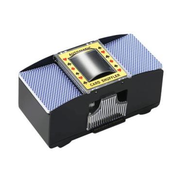 Imagem de Embaralhador Automático De Cartas De Poker Com 2 Decks, Operado a Bate