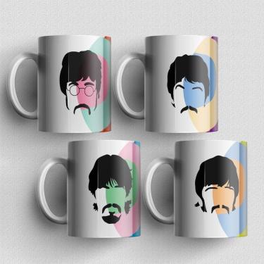 Imagem de The Beatles - 4 Canecas De Qualidade Premium