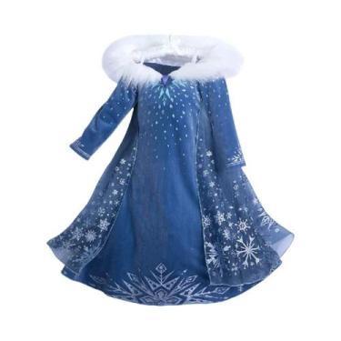 Imagem de Vestido De Princesa Elsa Frozen Para Meninas, Fantasia De Rainha Da Ne